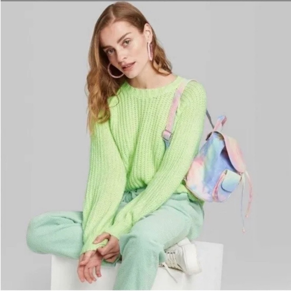 Wild Fable bright green sweater❤️❤️❤️❤️